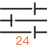 24个可调通道